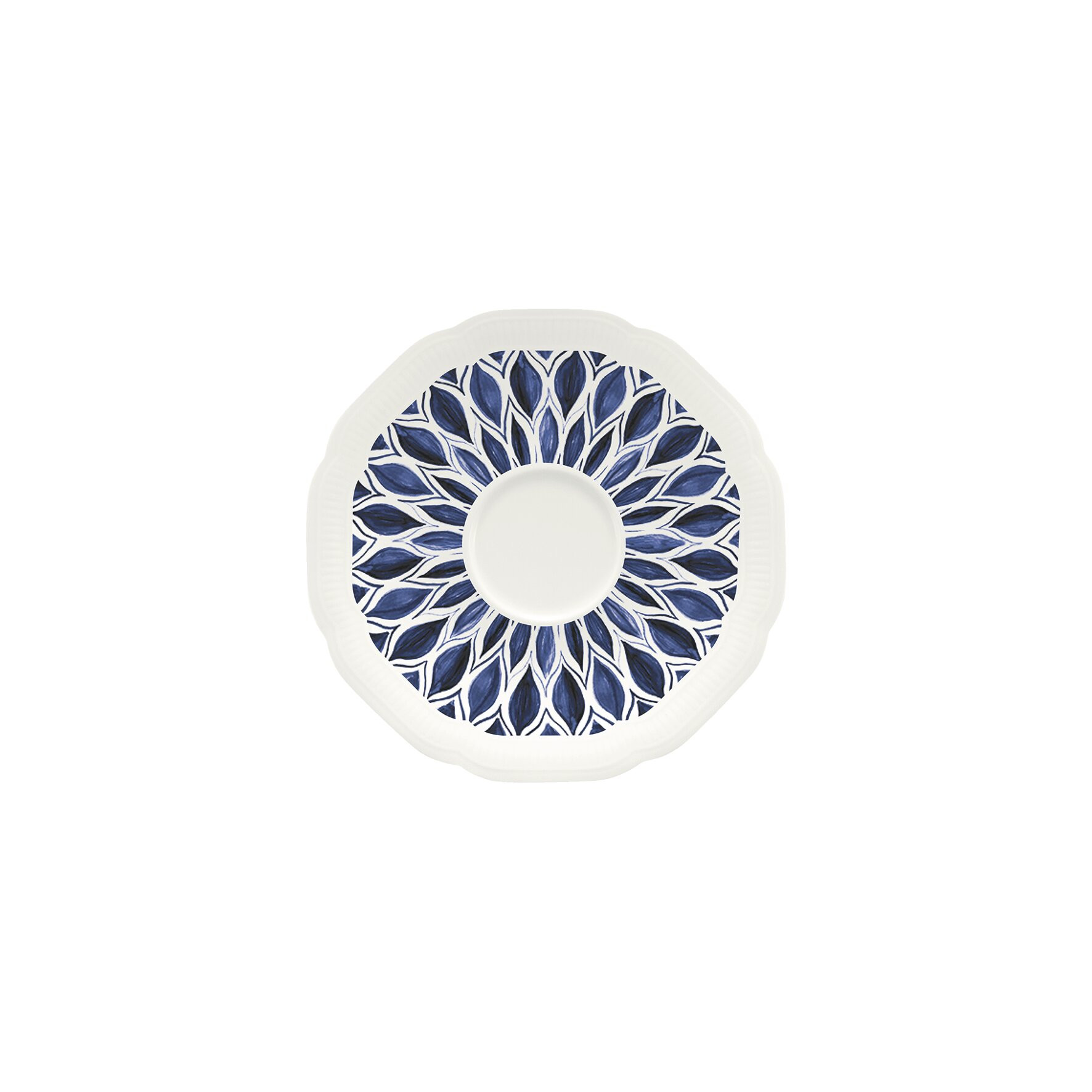 Floral Charm, Untertasse rund mit Relief ø 131 mm blue